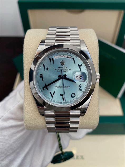 rolex arabic dial replica|rolex watch with arabic numbers.